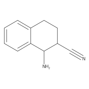 1-Amino-1,2,3,4-tetrahydronaphthalene-2-carbonitrile Structure