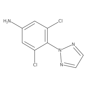 3,5-Dichloro-4-(2h-1,2,3-triazol-2-yl)benzenamine结构式