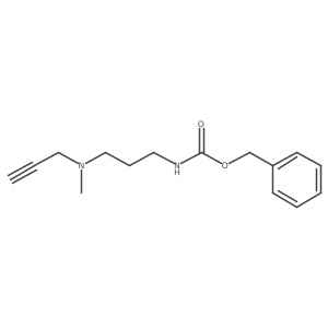 benzyl N-{3-[methyl(prop-2-yn-1-yl)amino]propyl}carbamate Structure
