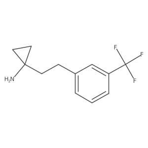1-{2-[3-(Trifluoromethyl)phenyl]ethyl}cyclopropan-1-amine结构式