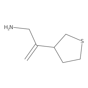 2-(Thiolan-3-yl)prop-2-en-1-amine Structure