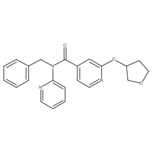 N-benzyl-N-(pyridin-2-yl)-2-((tetrahydrofuran-3-yl)oxy)isonicotinamide结构式