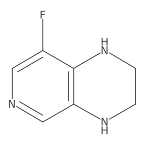 8-Fluoro-1,2,3,4-tetrahydropyrido[3,4-b]pyrazine Structure