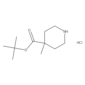 Tert-butyl 4-methylpiperidine-4-carboxylate hydrochloride Structure