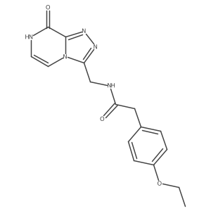 2-(4-ethoxyphenyl)-N-((8-hydroxy-[1,2,4]triazolo[4,3-a]pyrazin-3-yl)methyl)acetamide Structure