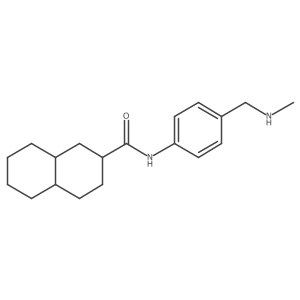 2-Naphthalenecarboxamide, decahydro-N-[4-[(methylamino)methyl]phenyl]-结构式
