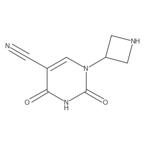 1-(Azetidin-3-yl)-2,4-dioxo-1,2,3,4-tetrahydropyrimidine-5-carbonitrile结构式