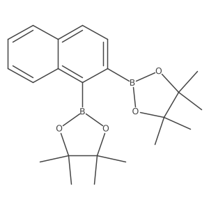 Naphthalene-1,2-diyldi(boronic Acid pinacol Ester) Structure