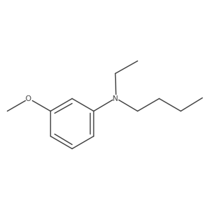 N-Butyl-N-ethyl-3-methoxyaniline Structure