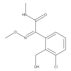 (2E)-2-[3-chloro-2-(hydroxymethyl)phenyl]-2-methoxyimino-N-methylacetamide Structure