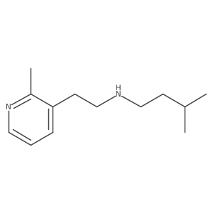 (3-Methylbutyl)[2-(2-methylpyridin-3-yl)ethyl]amine Structure