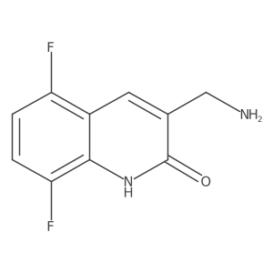 3-(Aminomethyl)-5,8-difluoroquinolin-2-ol结构式