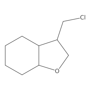 3-(Chloromethyl)-octahydro-1-benzofuran结构式