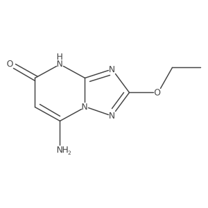 7-Amino-2-ethoxy-[1,2,4]triazolo[1,5-a]pyrimidin-5-ol Structure