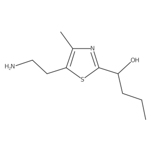 1-[5-(2-Aminoethyl)-4-methyl-1,3-thiazol-2-yl]butan-1-ol Structure