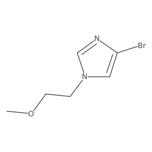 4-bromo-1-(2-methoxyethyl)-1H-imidazole结构式