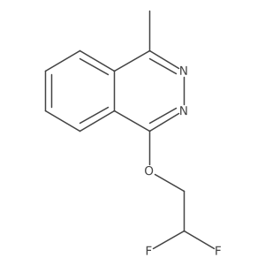 1-(2,2-Difluoroethoxy)-4-methylphthalazine结构式