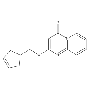 2-[(cyclopent-3-en-1-yl)methoxy]-4H-pyrido[1,2-a]pyrimidin-4-one Structure