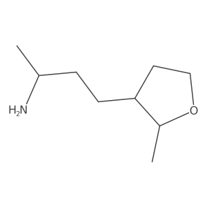 (2R)-4-(2-methyloxolan-3-yl)butan-2-amine结构式