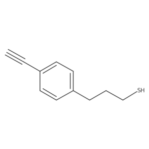 3-(4-Ethynylphenyl)propane-1-thiol Structure