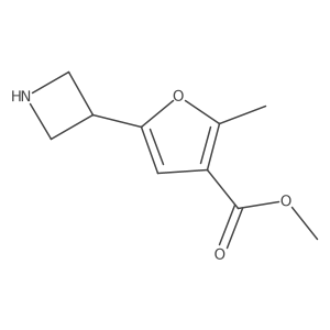 Methyl 5-(azetidin-3-yl)-2-methylfuran-3-carboxylate Structure
