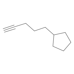(Pent-4-yn-1-yl)cyclopentane结构式
