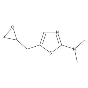 N,N-dimethyl-5-[(oxiran-2-yl)methyl]-1,3-thiazol-2-amine Structure