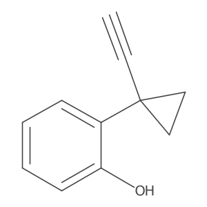 2-(1-Ethynylcyclopropyl)phenol Structure