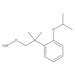 O-{2-methyl-2-[2-(propan-2-yloxy)phenyl]propyl}hydroxylamine结构式