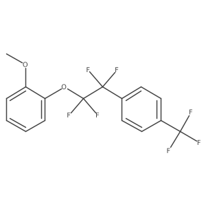 1-Methoxy-2-[1,1,2,2-tetrafluoro-2-[4-(trifluoromethyl)phenyl]ethoxy]benzene结构式