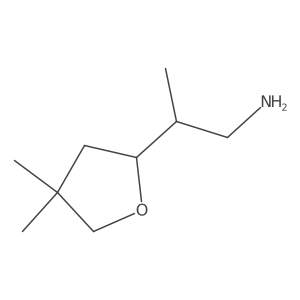 (2R)-2-(4,4-Dimethyloxolan-2-yl)propan-1-amine结构式