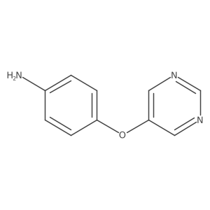 4-(5-Pyrimidinyloxy)benzenamine结构式