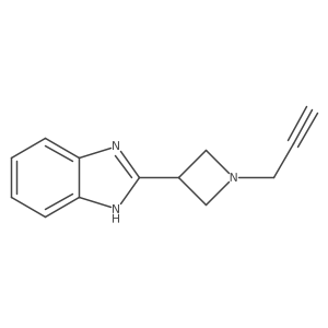 2-(1-Prop-2-ynylazetidin-3-yl)-1H-benzimidazole Structure
