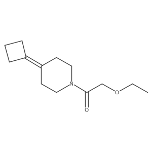 1-(4-Cyclobutylidenepiperidin-1-yl)-2-ethoxyethan-1-one结构式
