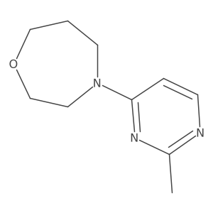 4-(2-Methylpyrimidin-4-yl)-1,4-oxazepane结构式