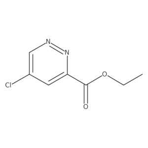Ethyl 5-chloropyridazine-3-carboxylate结构式