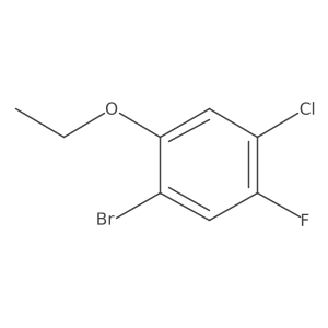 1-Bromo-4-chloro-2-ethoxy-5-fluorobenzene结构式