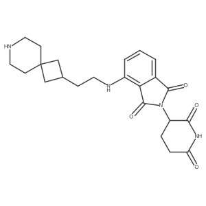 Thalidomide-NH-C2-azaspiro[3.5]nonane Structure