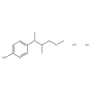 N5-(1-methoxypropan-2-yl)-N5-methylpyridine-2,5-diamine dihydrochloride结构式
