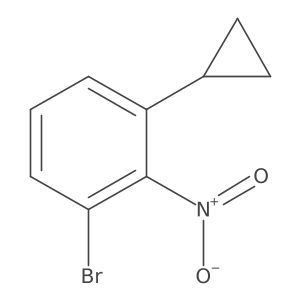 2-Bromo-6-(cyclopropyl)nitrobenZene Structure