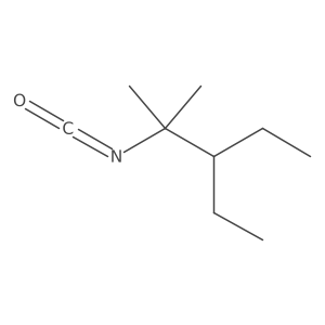3-Ethyl-2-isocyanato-2-methylpentane Structure
