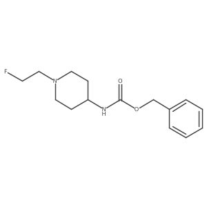 benzyl N-[1-(2-fluoroethyl)piperidin-4-yl]carbamate Structure