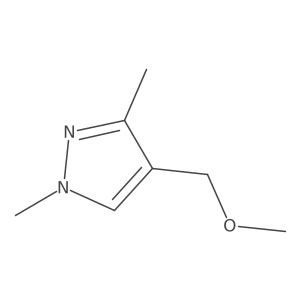 4-(methoxymethyl)-1,3-dimethyl-1H-pyrazole Structure