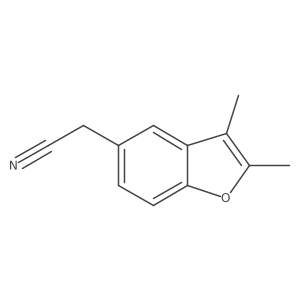 2-(2,3-Dimethylbenzofuran-5-yl)acetonitrile结构式