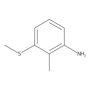 2-Methyl-3-(methylsulfanyl)aniline结构式