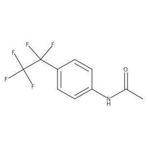 N-[4-(1,1,2,2,2-pentafluoroethyl)phenyl]acetamide结构式