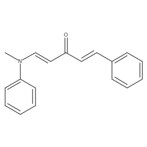 (1E,4E)-1-(Methylphenylamino)-5-phenyl-1,4-pentadien-3-one Structure