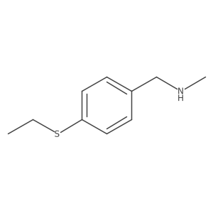 4-(Ethylthio)-N-methylbenzenemethanamine结构式