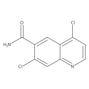 4,7-dichloro-6-Quinolinecarboxamide Structure