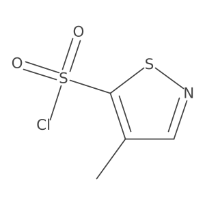 4-Methylisothiazole-5-sulfonyl chloride Structure
